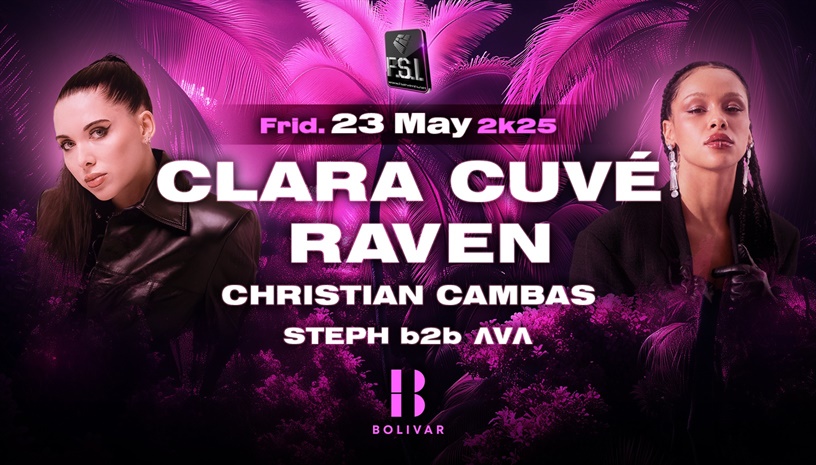Clara Cuve I Raven I Fri May 23 I Bolivar