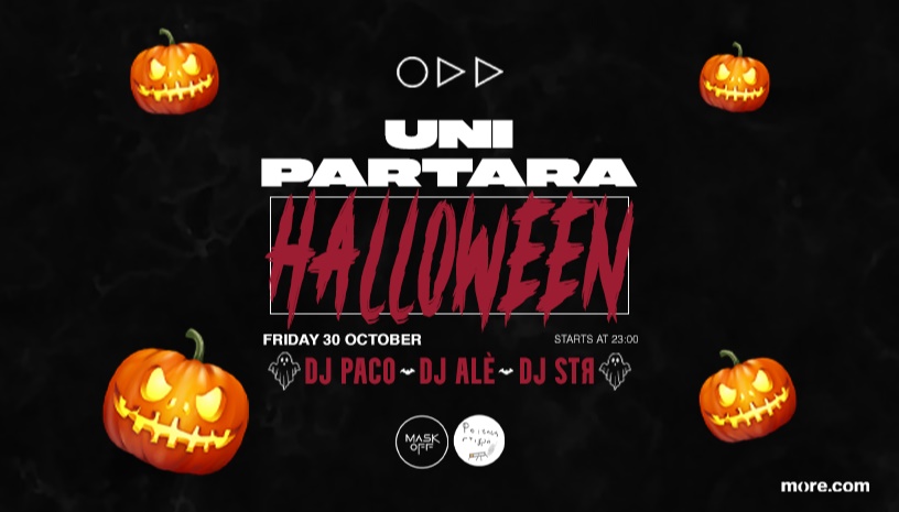 UNI PARTARA HALLOWEEN 30.10.26