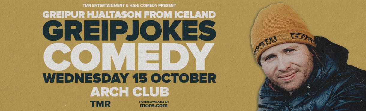GREIPJOKES COMEDY - GREIPUR HJALTASON LIVE IN ATHENS!