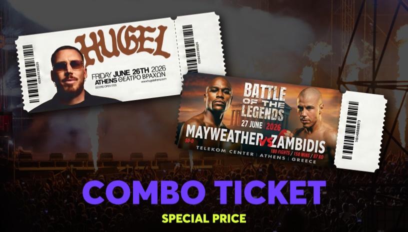 COMBO TICKET | HUGEL & MAYWEATHER vs ZAMBIDIS