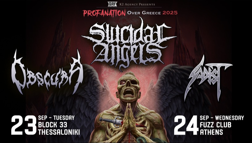 Suicidal Angels/Obscura/Sadist - Thessaloniki