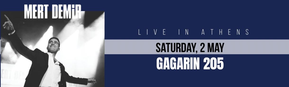 Mert Demir LIVE in Athens