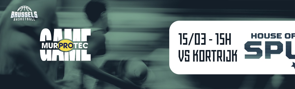 The Murprotec Game: Brussels vs Kortrijk Spurs [BNXT] 