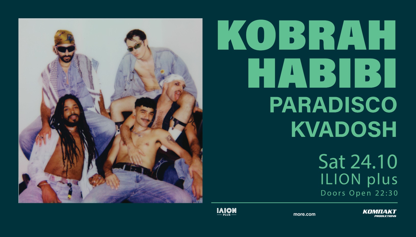 KOBRAH HABIBI: The party | w/ Kvadosh & Paradisco